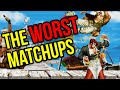 What are the WORST matchups in fighting games?