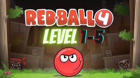 Red Ball 4 - Gameplay || Walkthrough Levels 1- 5 (iOS, Android)