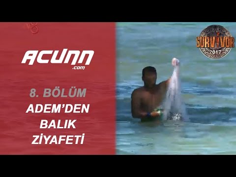 Adem Arkadaşlarına Balık Ziyafeti Çektirdi | Bölüm 8 | Survivor 2017