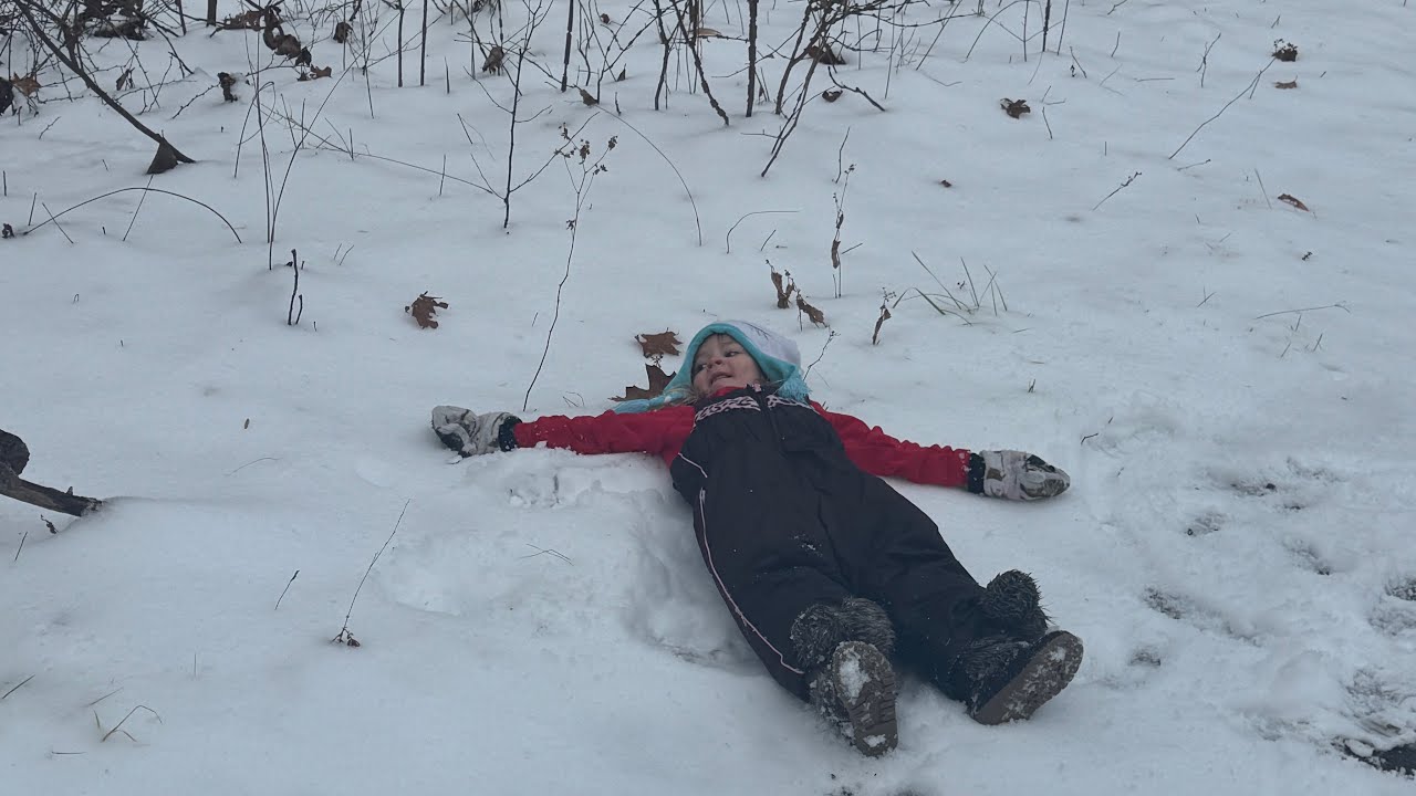 Winter hiking with a preteen and dramatic toddler 