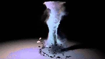 Blender Tornado Simulation Test - blender smoke simulator