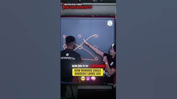 Bro Did It In 7.6 Seconds 😎🔥#shorts #physicswallah #aura #pwians