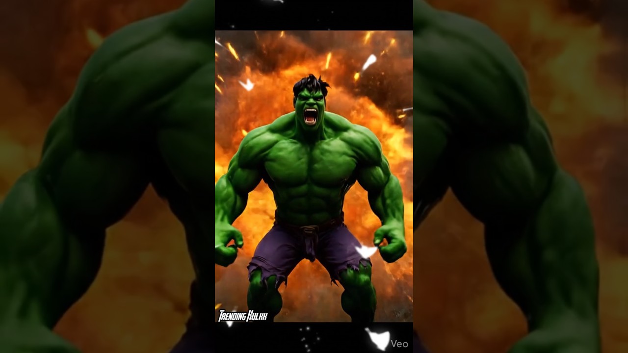 Hulk fight with a shadow monster😱