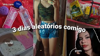 VLOG: 3 dias aleatórios na minha vida 💐🤍✨ | grwm, skin care, compras, organização