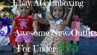 ღ Unboxing 5 New American Girl Doll Outfits For Under $25 ღ | EverythingKidsTube |