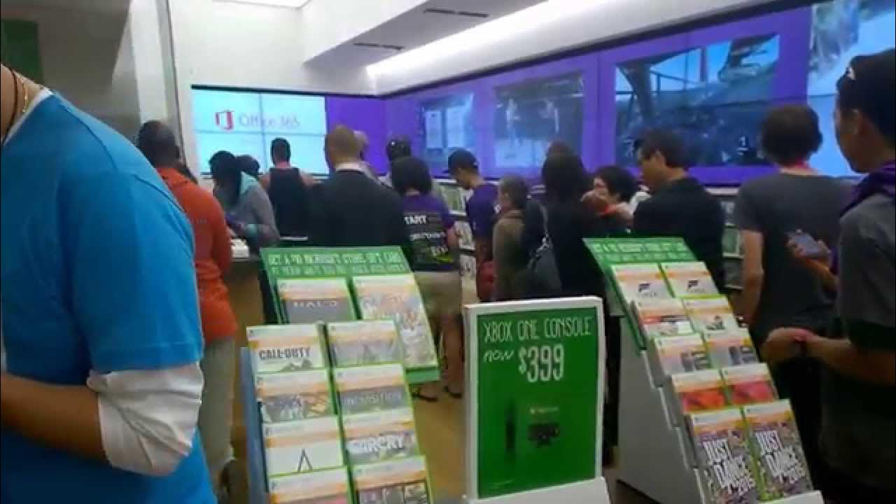 Microsoft Store Calgary Grand Opening 2 of 2 YouTube