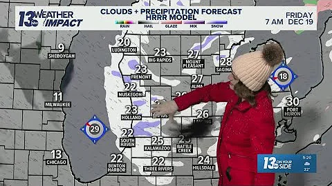 13 ON YOUR SIDE Forecast: Icy Conditions Friday Morning