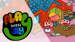 Studio Pango Hide & Seek - Fairy Tales | The Three Little Pigs | Full Playthrough screenshot 4