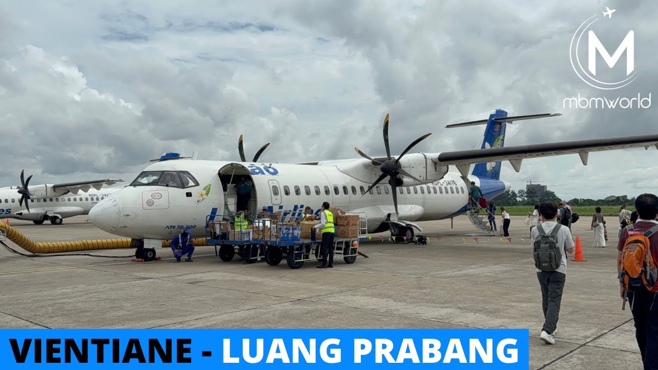 Lao Airlines Flight Experience: QV 101 Vientiane to Luang Prabang