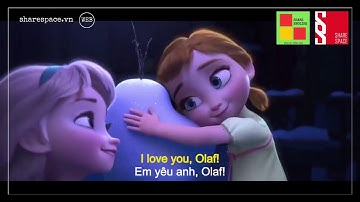 [Share English] Học tiếng anh qua phim hoạt hình - Nữ hoàng băng giá - VietSub - EngSub #Sharespace
