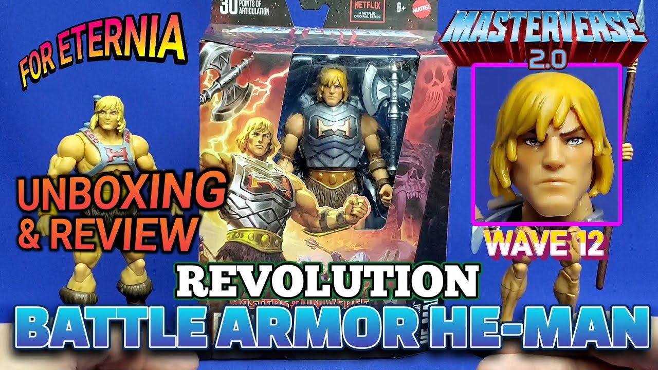 Распаковка и обзор боевой брони Masterverse HE-MAN: Masters of the Universe Revolution