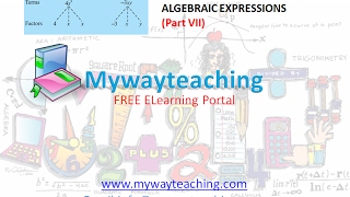 Math Class 7 Chapter 12 Part VII|ALGEBRAIC EXPRESSIONS| ALGEBRAIC EXPRESSIONS for class 7|