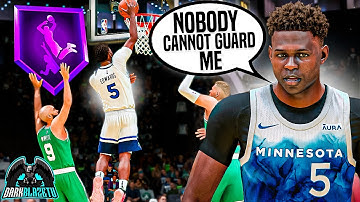 NBA 2K24 Upgrade Anthony Edwards Has HOF Posterizer In Online Gameplay!