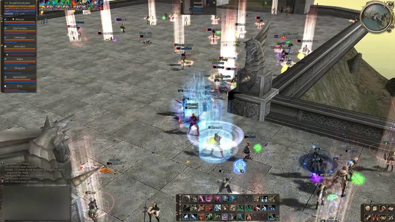 Lineage 2 Elmorelab x3 Rune Castle Pixel Bavovna UA vs Fioletovo and Guerilla 19 10 2025