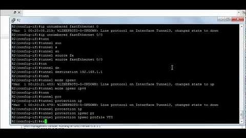 Configuring Static Point-to-Point IPsec VTI Tunnels