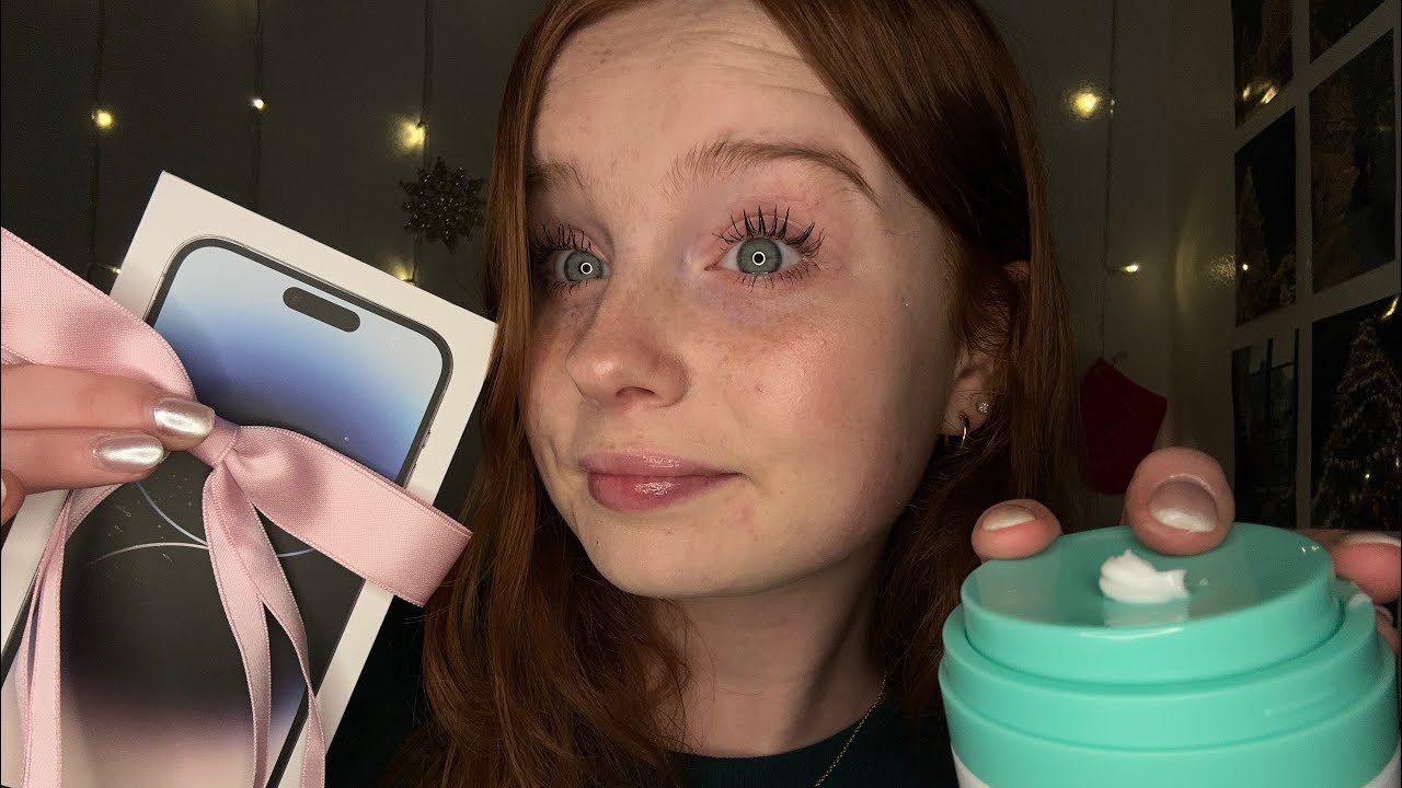 ASMR Kind Rich Girl Shows You What She Got For Christmas 🎁