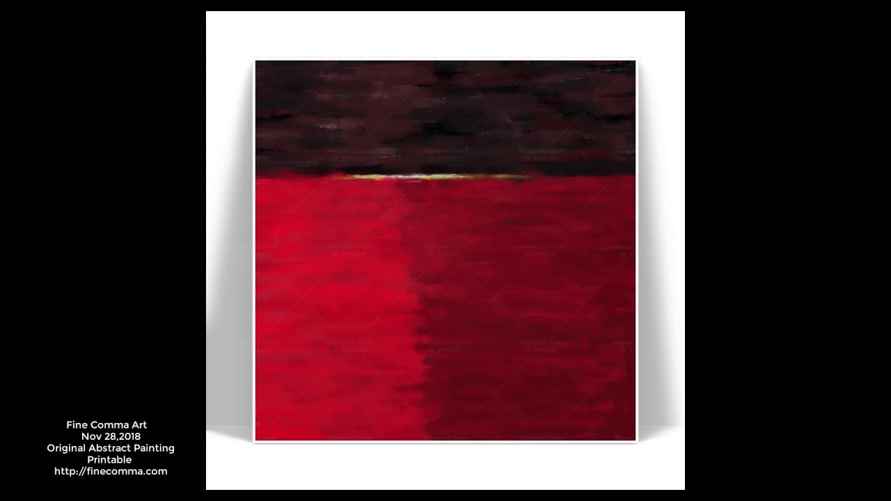Abstract art digital oil painting painted by photoshop - YouTube