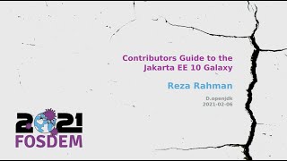 Contributors Guide to the Jakarta EE 10 Galaxy (Reza Rahman)