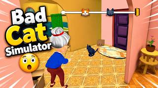 BAD CAT SIMULATOR - Gameplay🤩 Ofline | Cat From hell like game