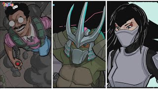 TMNT Out of the Shadows | All Bosses Fight + End Cutscenes | ZigZagGamerPT