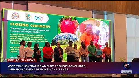 MORE THAN 600 TRAINED AS SLDM PROJECT CONCLUDES, LAND MANAGEMENT REMAINS A CHALLENGE