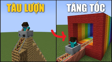 Minecraft | Mẹo Làm Tàu Lượn Siêu Tốc!