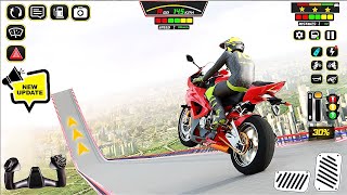 Bike Stunts Race  Flip & Jump - Extreme 3D Motorbike Racing Driver Game - Android GamePlay screenshot 3