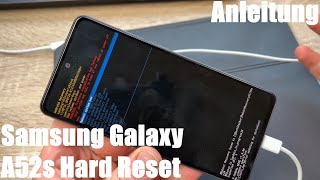 Samsung Galaxy A52s 5g Hard Reset In Case Of Loss Of Functionality Or Malfunctions Android Recove