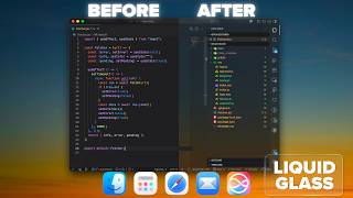 How To Make VS Code Look Like macOS Liquid Glass