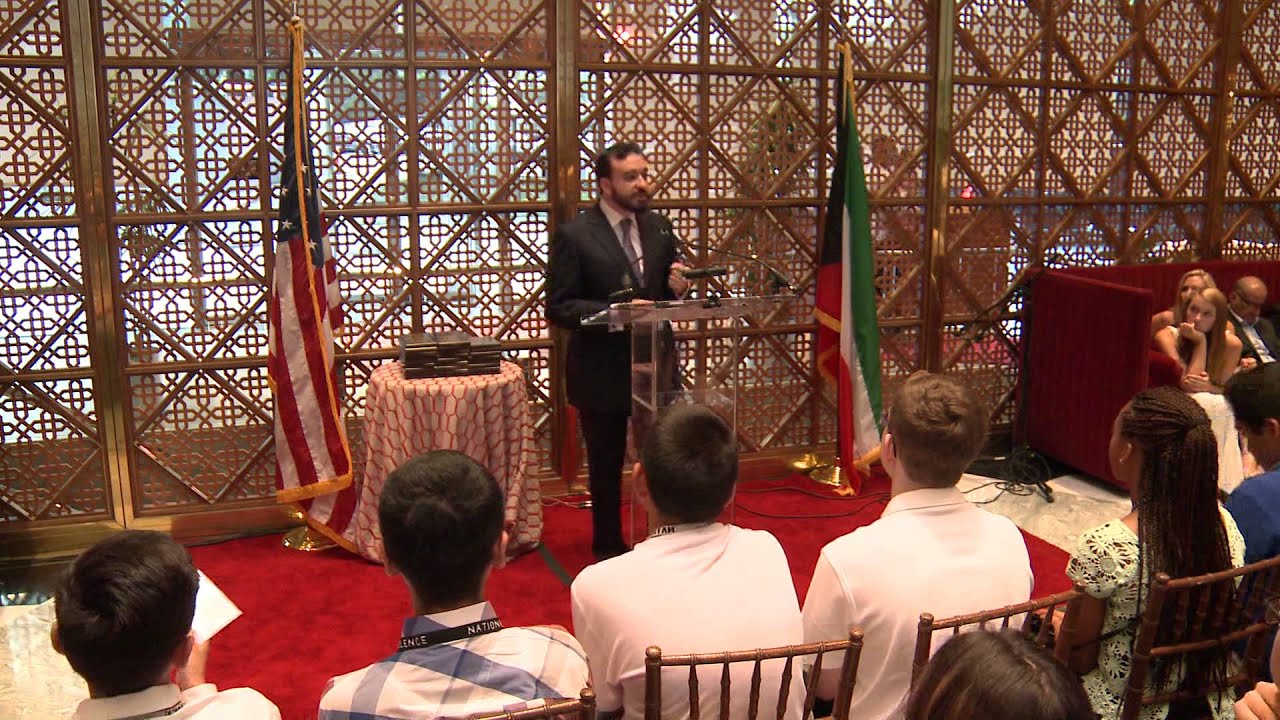 Dr. Tarek Elgawhary, CEO of Coexist Foundation speaks at the 2015 Kuwait Cultural Dinner