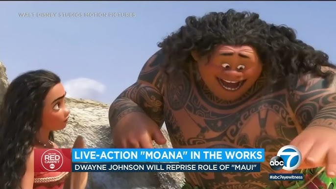 Dwayne Johnson reveals a live-action version of Moana in the works -  Entertainment - Dunya News