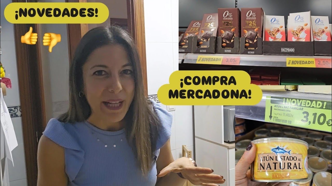 ¡NOVEDADES con COMPRA EN MERCADONA!🛒 Ideas SALUDABLES 🍽 Dieta baja en grasa!💪🏼