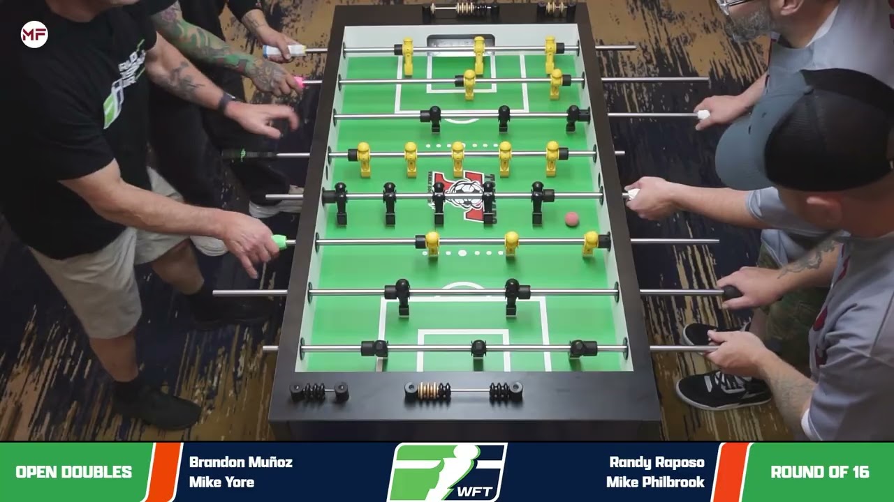 World Foosball Tour  |  Brandon Muñoz & Mike Yore vs Randy Raposo & Mike Philbrook