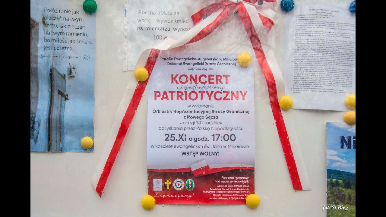 KONCERT PATRIOTYCZNY ORKIESTRY REPREZENTACYJNEJ STRAŻY GRANICZNEJ Z NOWEGO SĄCZA.  ( 2025 )
