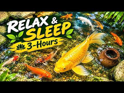 Relax & Sleep Golden Koi Fish Pond 3 Hours