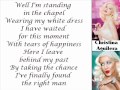 Christina Aguilera - The Right Man (Lyrics On Screen)