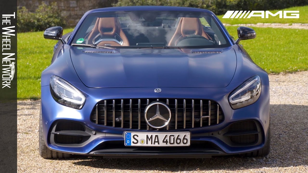 2020 MercedesAMG GT C Roadster Designo Brilliant Blue Magno