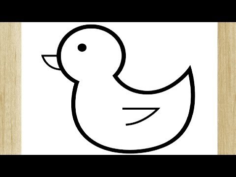 Vídeo: Como Desenhar Um Patinho