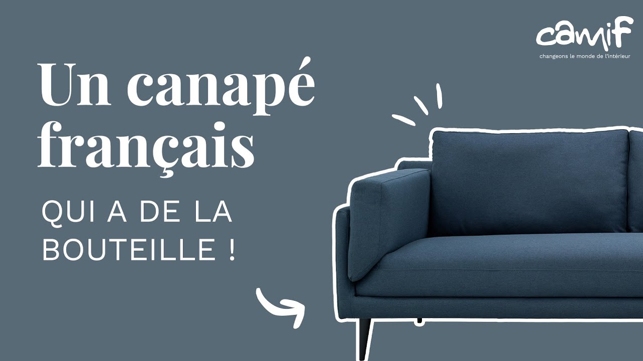 Olivier, un canapé français et éco-responsable | Pub TV Camif
