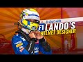 A chat with Lando Norris' helmet designer