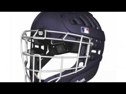 Casque Arbitre Baseball Wilson Shock FX 2.0 Noir Mat Taille 7-7 1/2