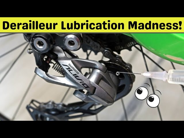 Lubricate  Your Bike Derailleur Like a Pro : Shift Smoother Than Ever!  | Derailleur Lubrication - YouTube