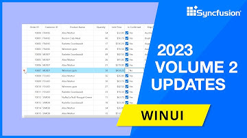 Syncfusion WinUI and WinForms Updates—2023 Volume 2