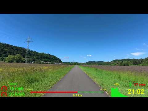 33 minute Indoor Cycling Fat Burning Workout Germany Garmin 4K Video
