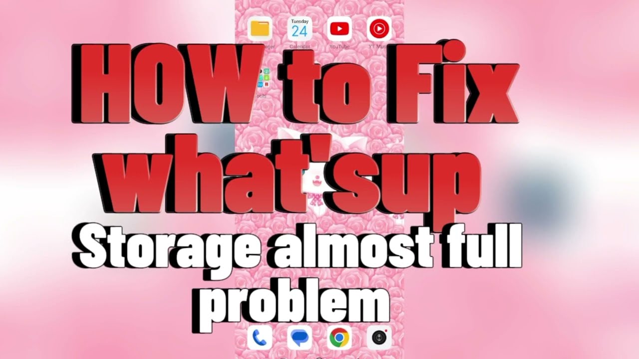 How to Fix WhatsApp Storage Almost Full Problem (2024)