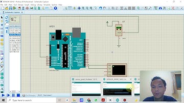 Simulasi Sensor Suhu (LM35) dengan Proteus