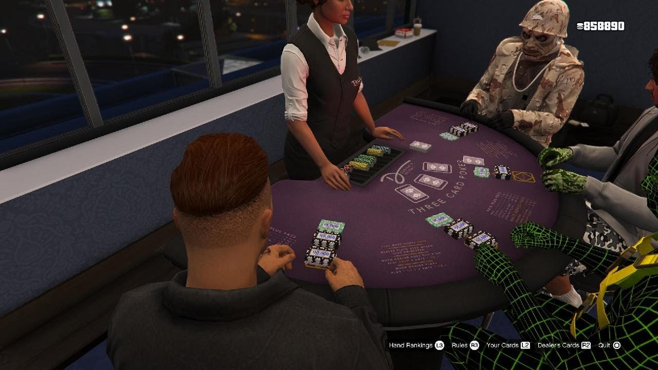 1000000+ IN 30 MINUTES EASY CASH THREE CARD POKER 🍀🎉 GTA 5 ONLINE