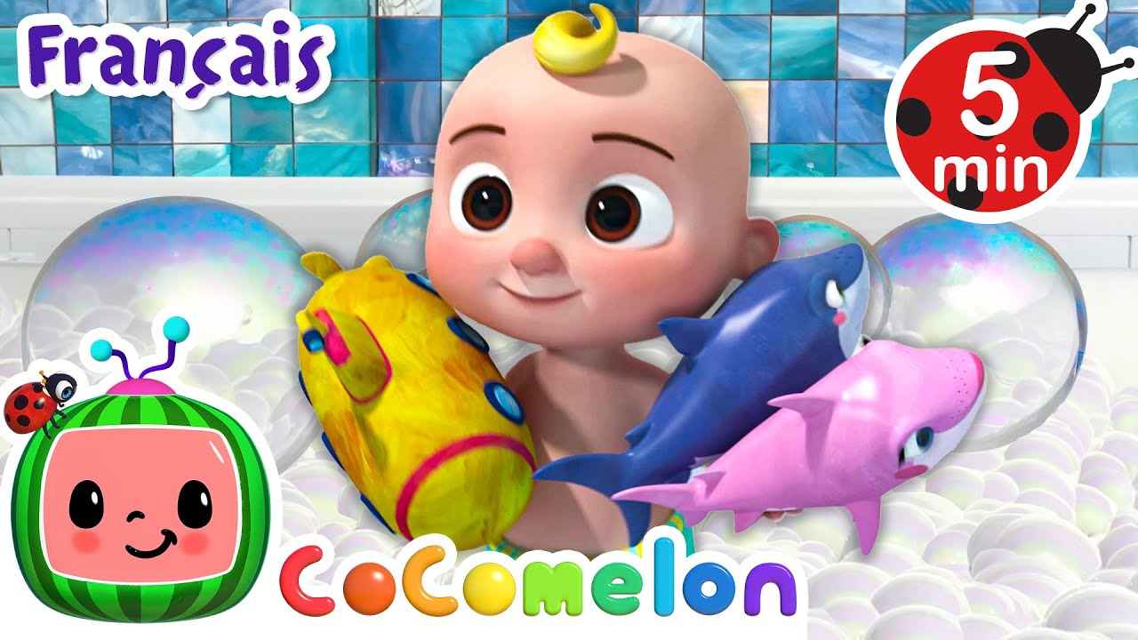 La chanson du bain | Cocomelon | Chanson + Comptines du Monde / Vidéos Éducatives
