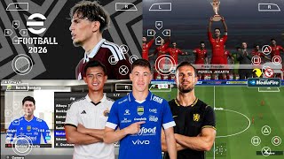 eFootball PES 2026 PPSSPP Android Offline with PS5 Camera | eFootball 2027 PSP Full Update & New UCL