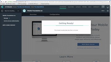 Lab 6.6. Create MobileFirst Platform Foundation Service instance on Bluemix